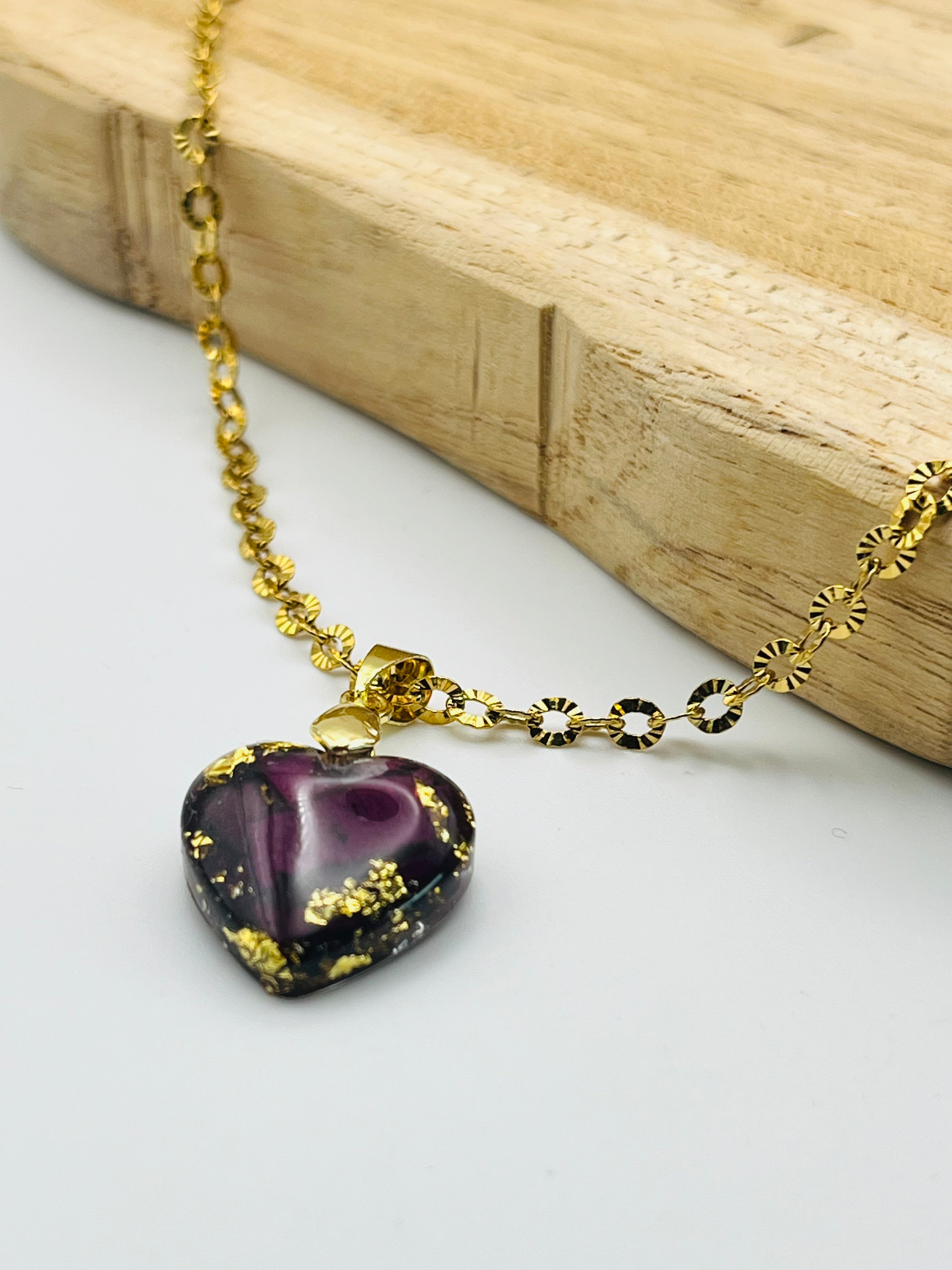 Collier cœur Amélina