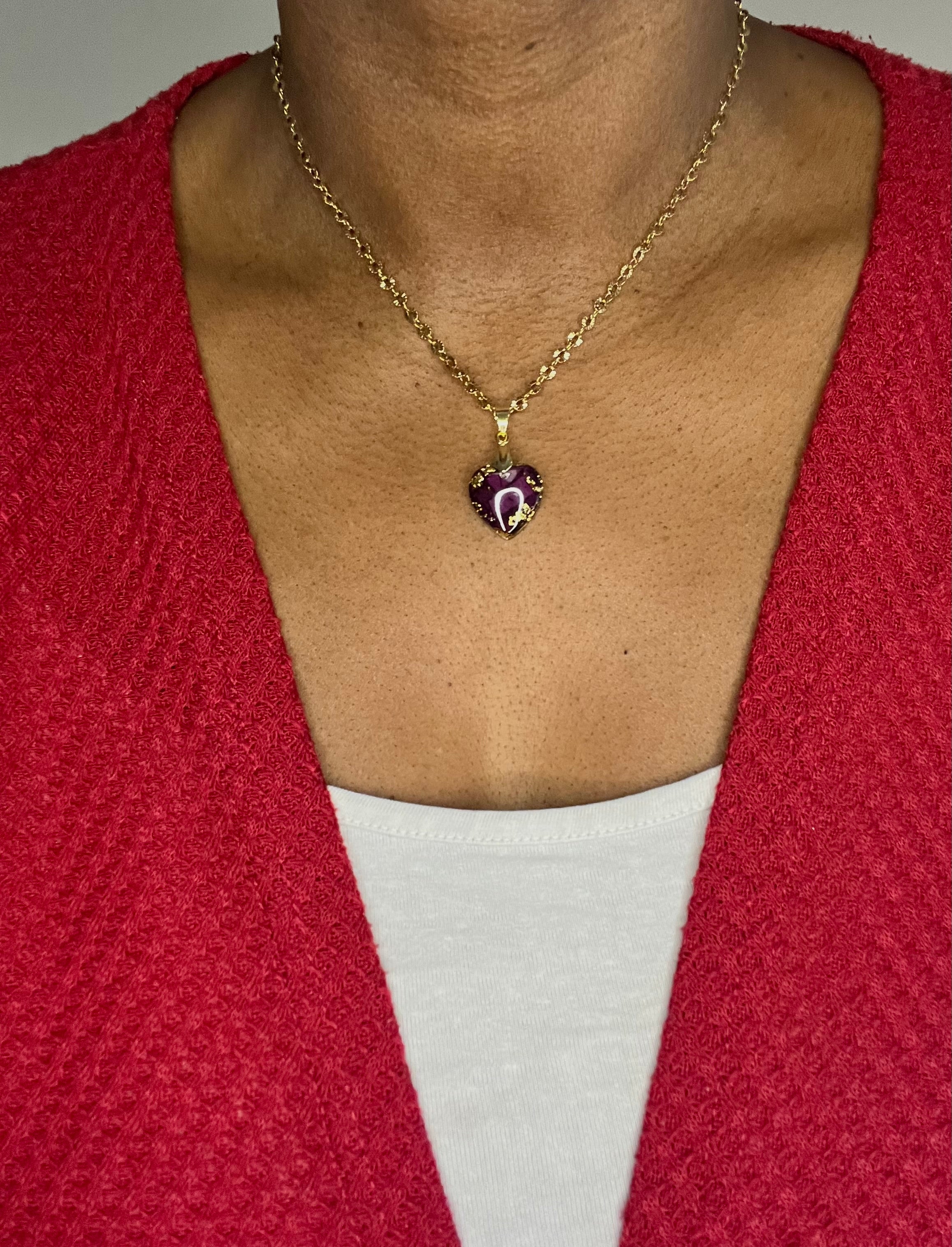 Collier cœur Amélina