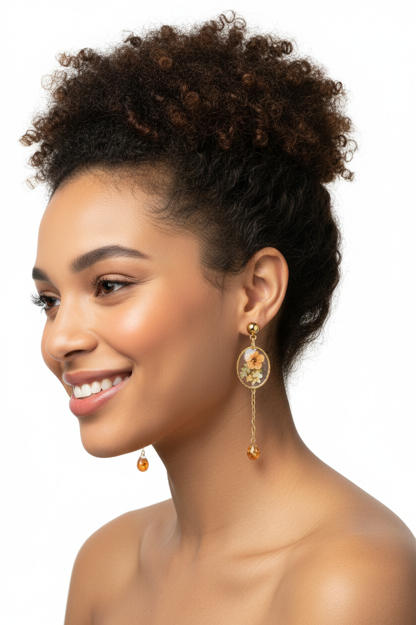 Boucles d'oreilles Iris
