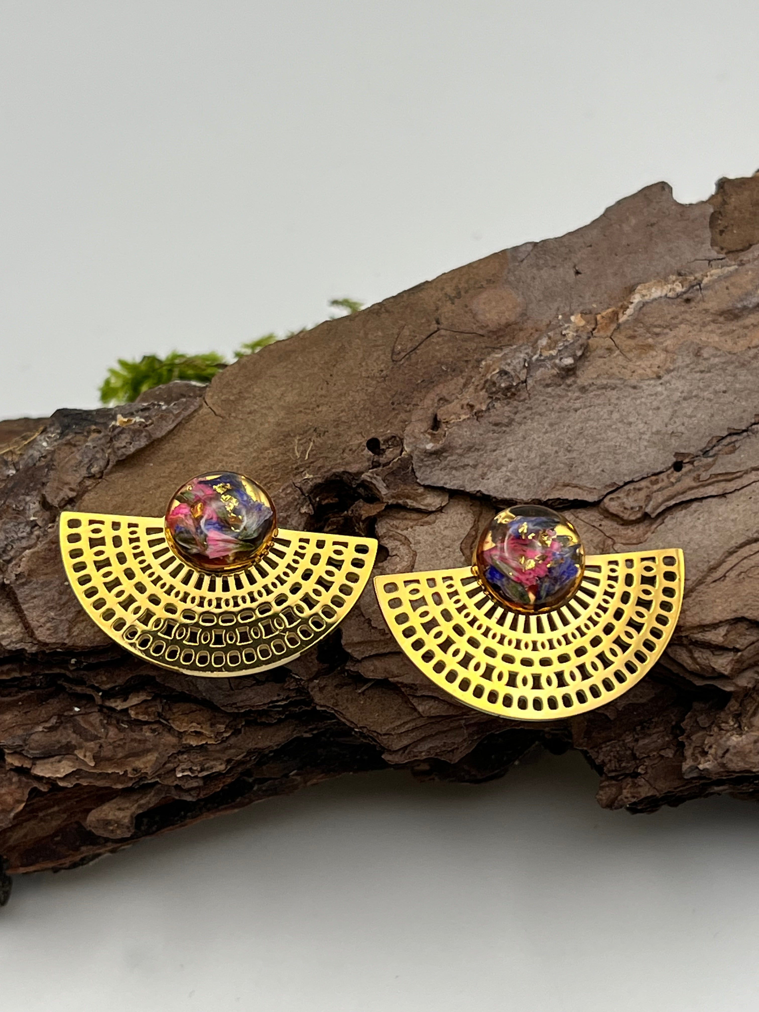 Clous d’oreilles Flora