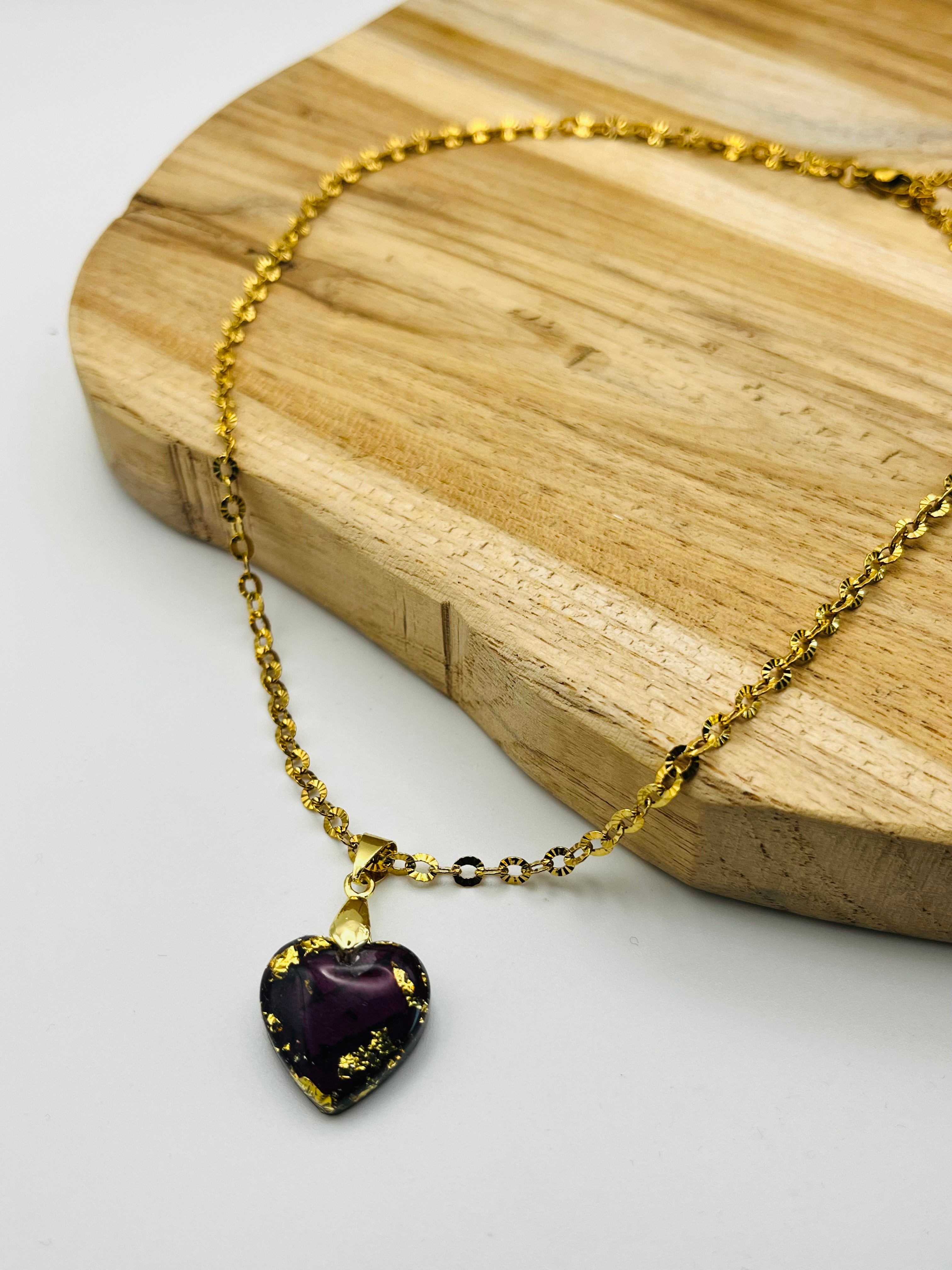 Collier cœur Amélina