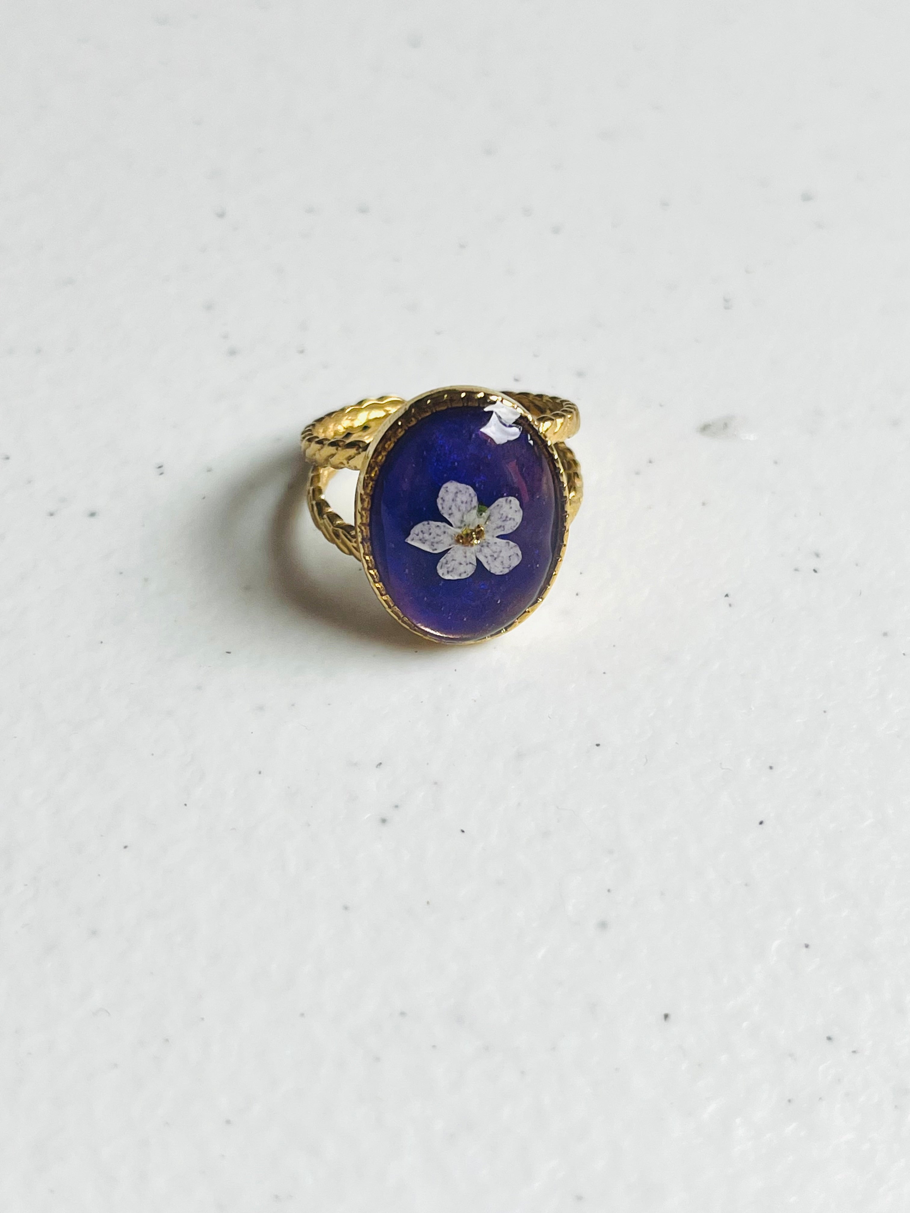 Bague Myosotis Violet