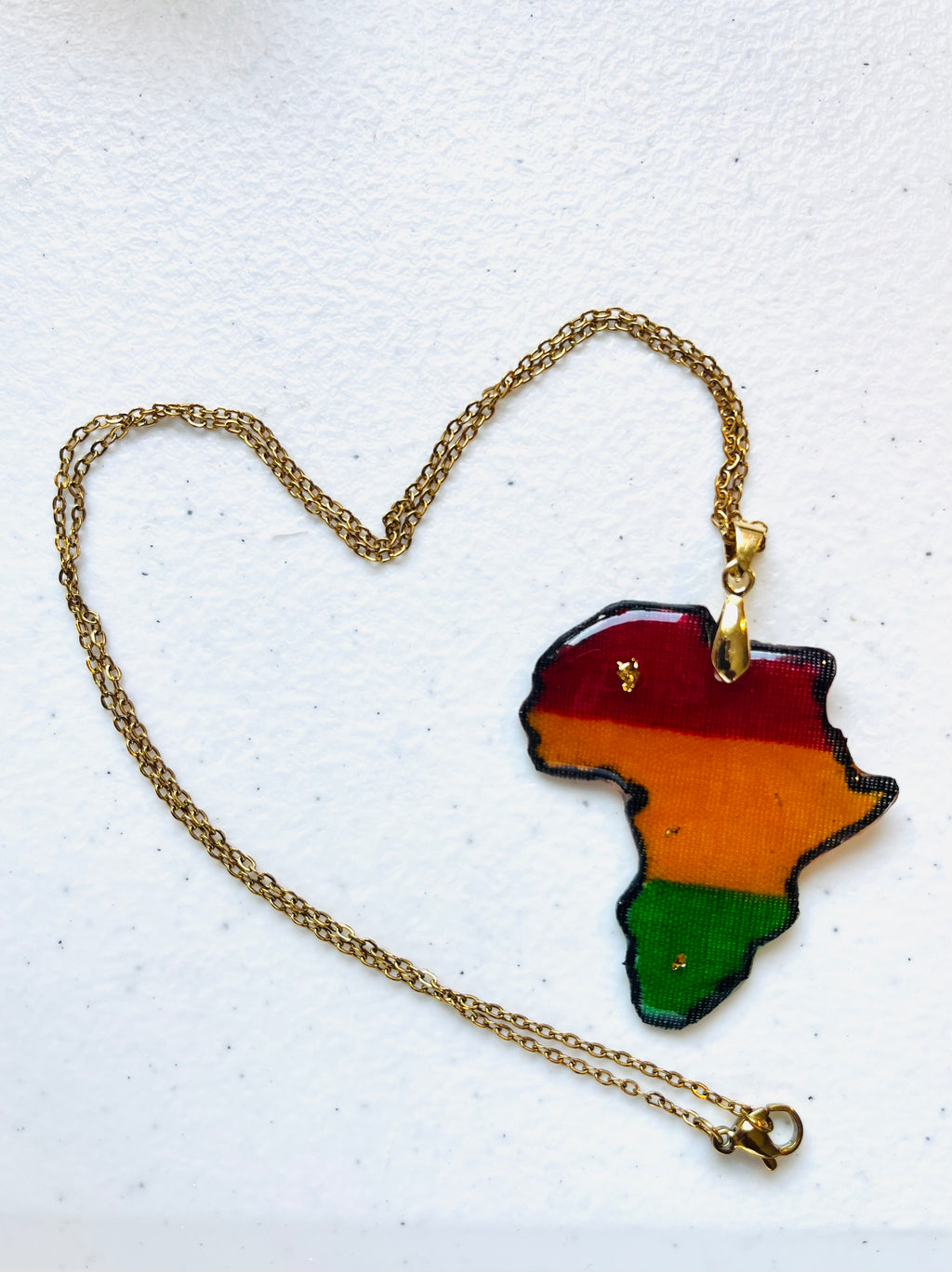 Collier Afrique Wax Panafricain