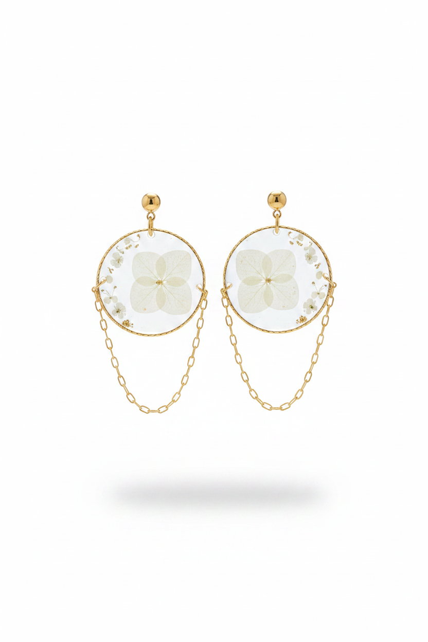 Boucles d'oreilles en lévitation